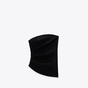 Zara Ruched Strapless Top